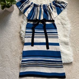 EMMA & POSH Cashmere & Silk Off-the Shoulder Dress